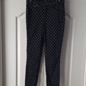 Classic Black Polka Dot Skinny Jeans